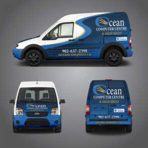 Car Wrap Design by Anung Shudax for Ocean Computer Centre Ltd. & Sign Shop | Design: #17650104