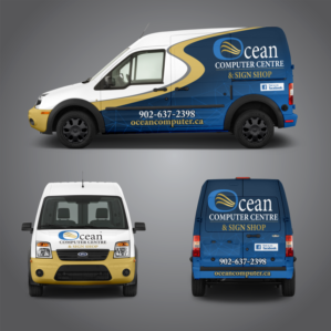 Car Wrap Design by Anung Shudax for Ocean Computer Centre Ltd. & Sign Shop | Design: #17650117