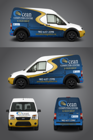 Car Wrap Design by Anung Shudax for Ocean Computer Centre Ltd. & Sign Shop | Design: #17661557