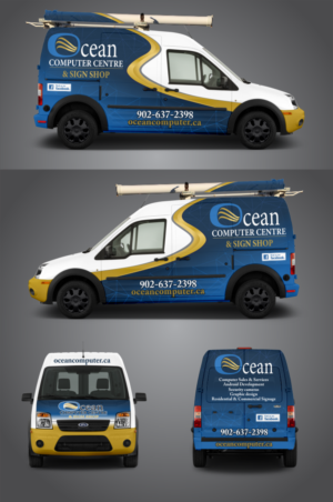 Car Wrap Design by Anung Shudax for Ocean Computer Centre Ltd. & Sign Shop | Design: #17693231
