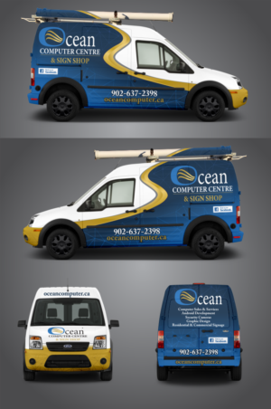 Car Wrap Design by Anung Shudax for Ocean Computer Centre Ltd. & Sign Shop | Design: #17695642