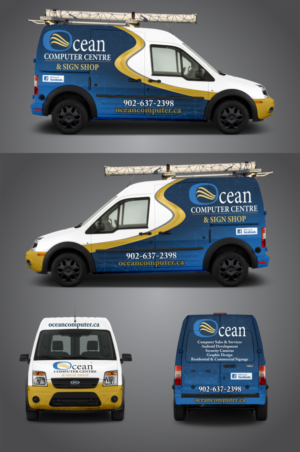 Car Wrap Design by Anung Shudax for Ocean Computer Centre Ltd. & Sign Shop | Design: #17704734