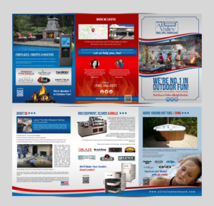 All Valley Backyard In-Store Brochure | Design de Brochure par chandrayaan.creative
