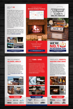 All Valley Backyard In-Store Brochure | Design de Brochure par ecorokerz