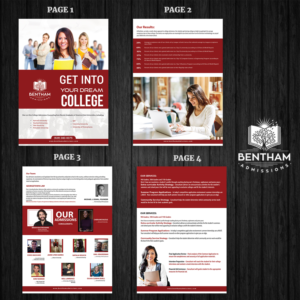 Flyer Design by shantanuc for Benthan Admissions LLC | Design: #17656515