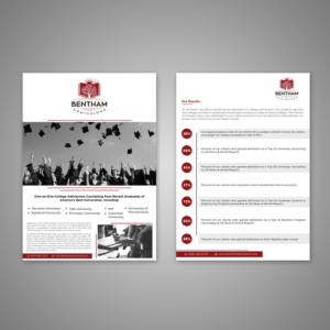 Diseño de Flyer por creative.bugs para Benthan Admissions LLC | Diseño: #17704672