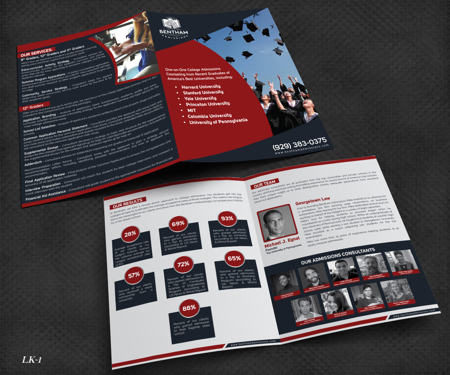 Diseño de Flyer por Designanddevelopment para Benthan Admissions LLC | Diseño: #17699544