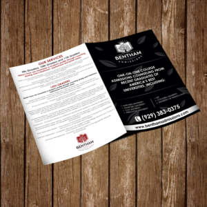 Informative brochure for college admissions prep service | Flyer-Design von TuktukiShree