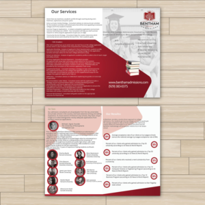 Diseño de Flyer por Spydaman para Benthan Admissions LLC | Diseño #17707729