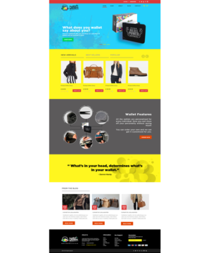 GUARANTEED PAY: Fresh website needed for Funky Wallet eCommerce Store | Web Design by Sarah Mathews