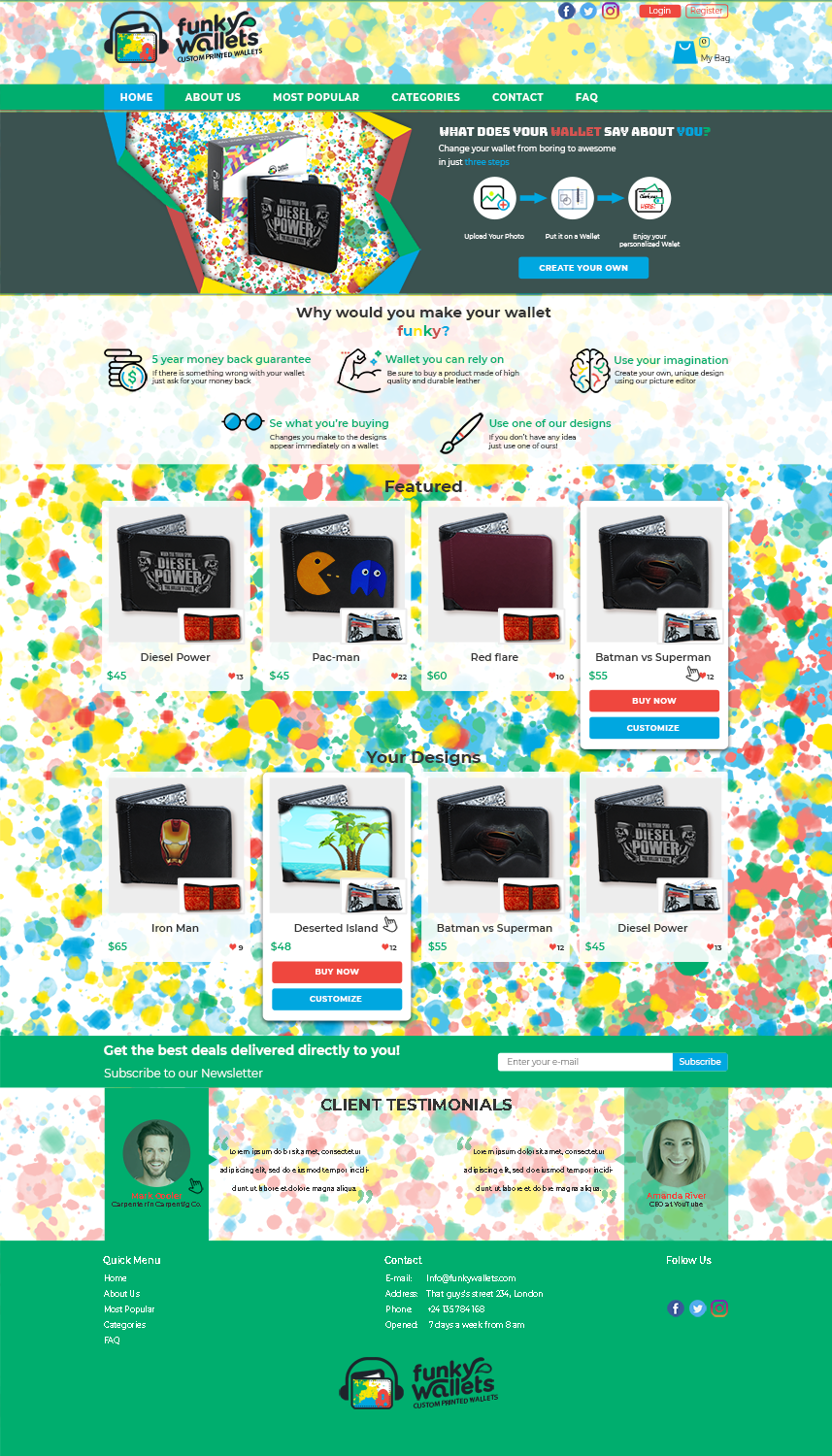 Web Design by Michal 3 for Mooney Ltd | Design #17796850