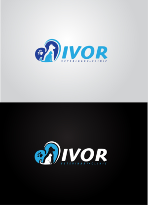 Ivor Veterinary Clinic | Logo Design by Kira Graphics