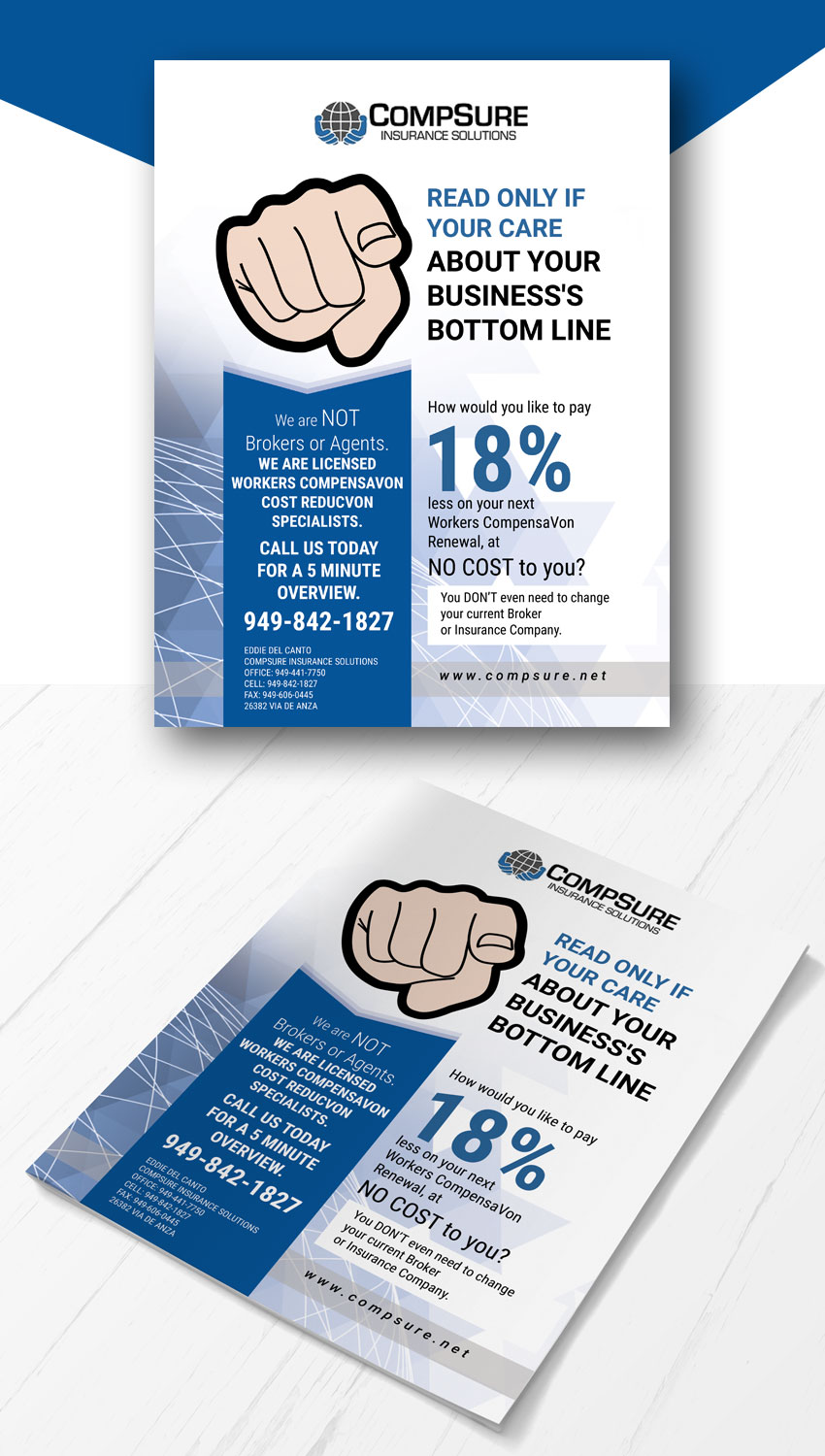 Flyer Design by uk for Cal Coast Property Management | Design #17619060