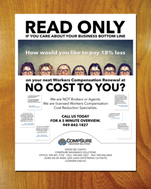 Compsure Insurance Solutions Drop Off Flyer | Flyer-Design von LeonFX