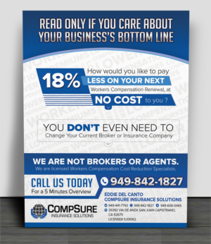 Compsure Insurance Solutions Drop Off Flyer | Flyer-Design von SAI DESIGNS