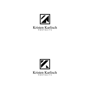 Kristen Karlisch portraits   and maybe a kk or KK anagram with it | Logo Design by LogoToGoStudio