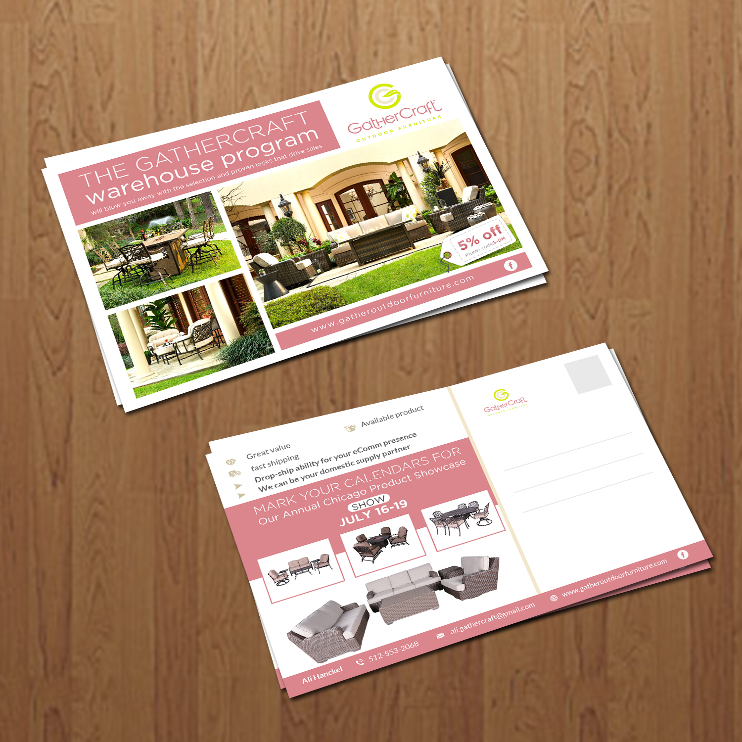 Postcard Design by creative.bugs for this project | Design #17696838