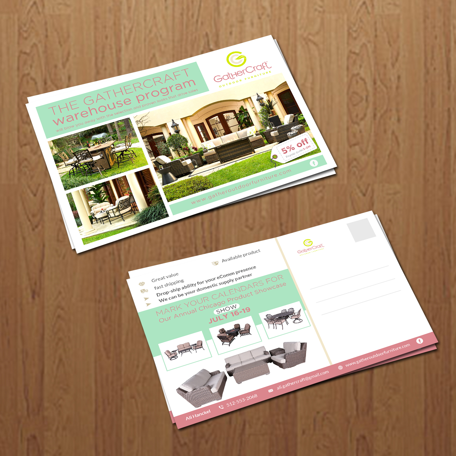 Postcard Design by creative.bugs for this project | Design #17696839