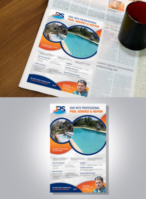 Diseño de Anuncio de Prensa por Deepak_9_Malhotra para JPS POOL SERVICE | Diseño: #20569194