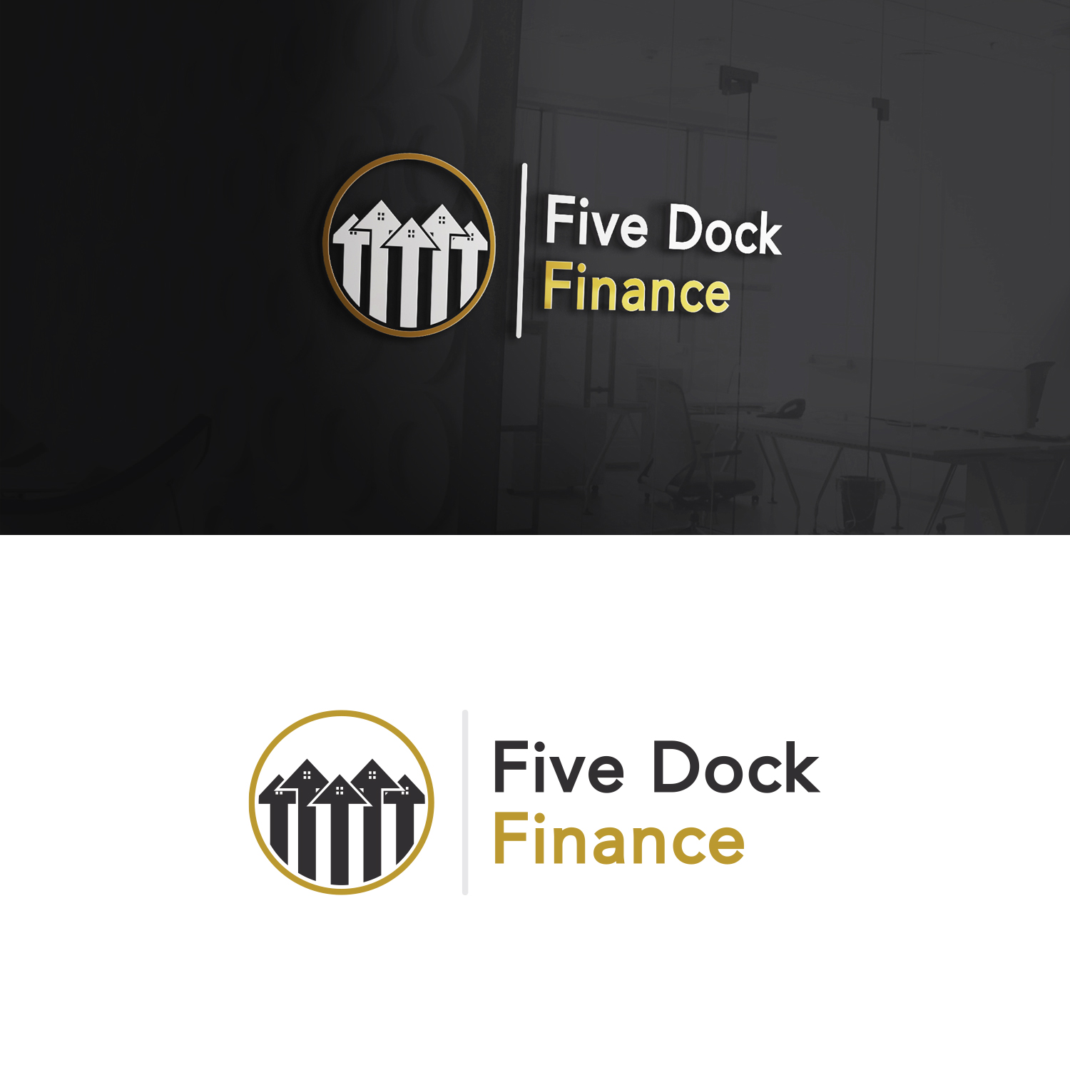 Logo-Design von mm_man56 für Five Dock Finance | Design #17648414