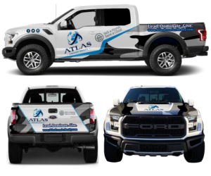 Atlas Premier Realty Raptor Vehicle Wrap | Car Wrap Design by The Faisal