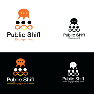 Logo Design by emptyboxgraphics for Public Shift Engagement  | Design #17678253