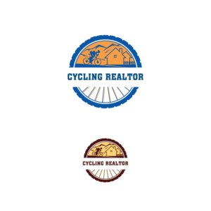 Logo Design by ecorokerz for Cycling Realtor | Design #17615054