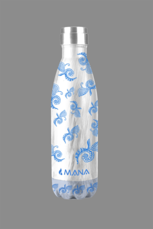 Water Bottle Porcelain Pattern Design | Graphic Design by A.STUDIO