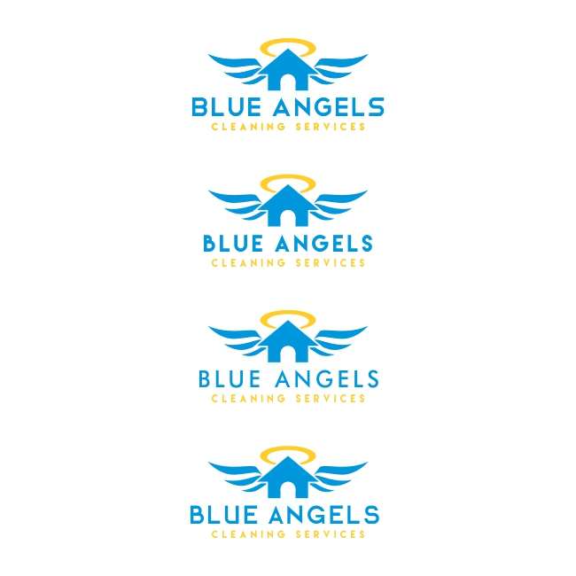Design de Logo par Vikstar pour Blue Angels Cleaning Services  | Design #17806717