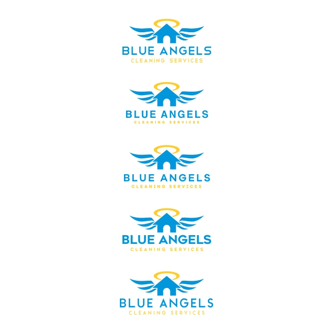 Design de Logo par Vikstar pour Blue Angels Cleaning Services  | Design #17820835