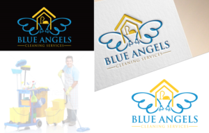 Blue Angels Cleaning Services | Logo Design by Juli creation