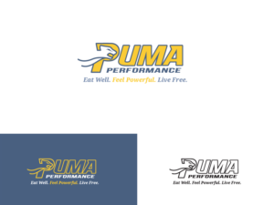 Puma Performance. Eat Well. Feel Powerful. Live Free. | Logo Design by dharlan