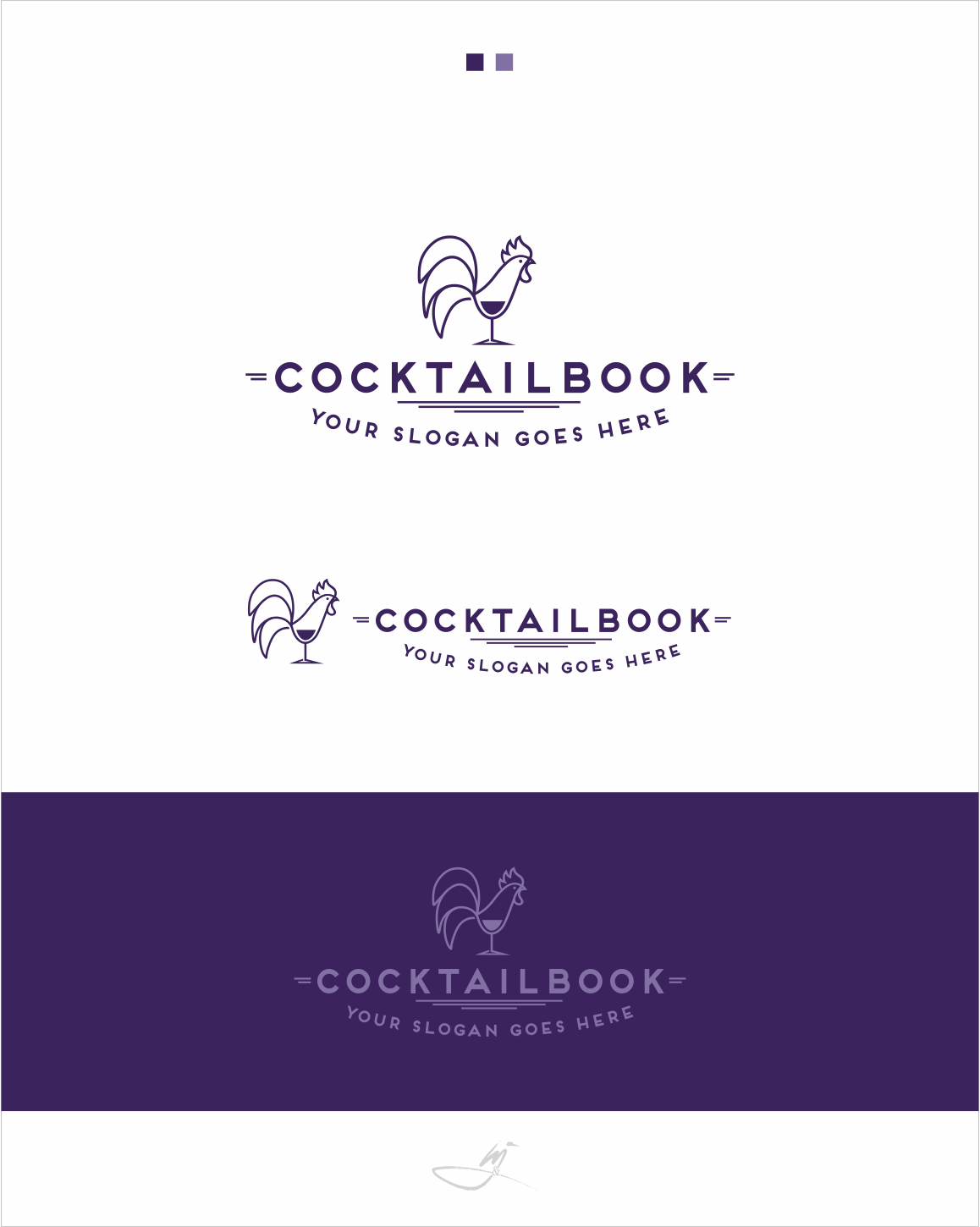 Diseño de Logo por Mimi &amp; Max para Cocktailbook | Diseño #17853426