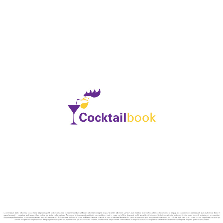 Logo-Design von DesignDUO für Cocktailbook | Design #17877370