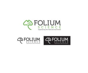 FOLIUM Science;  engineering the feed and food biome | Logo Design by Buck Tornado