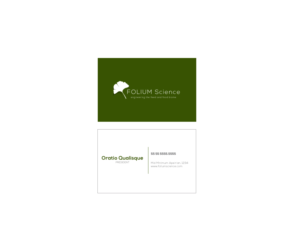 Logo Design by Thomas F. for FOLIUM Food Science Limited | Design: #17662760