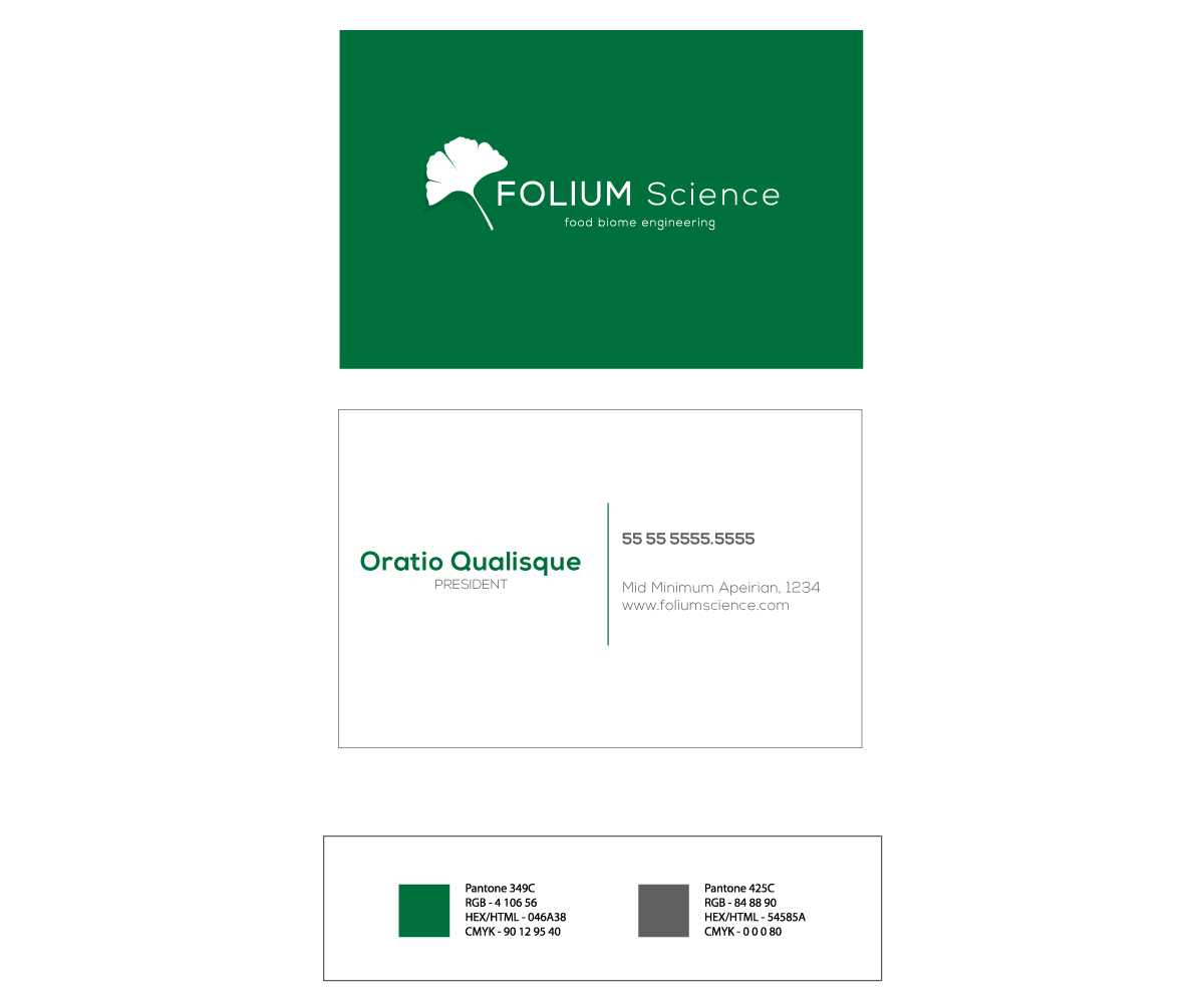 Logo Design by Thomas F. for FOLIUM Food Science Limited | Design #17683734