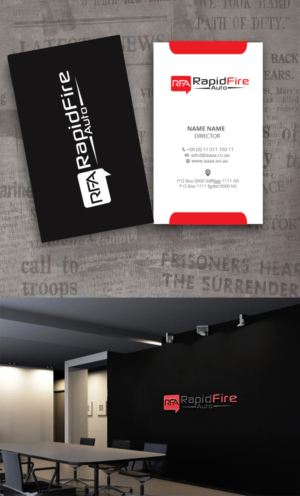 Logo Design by zebronicgraphic for RapidFire Auto LLC | Design: #18558445