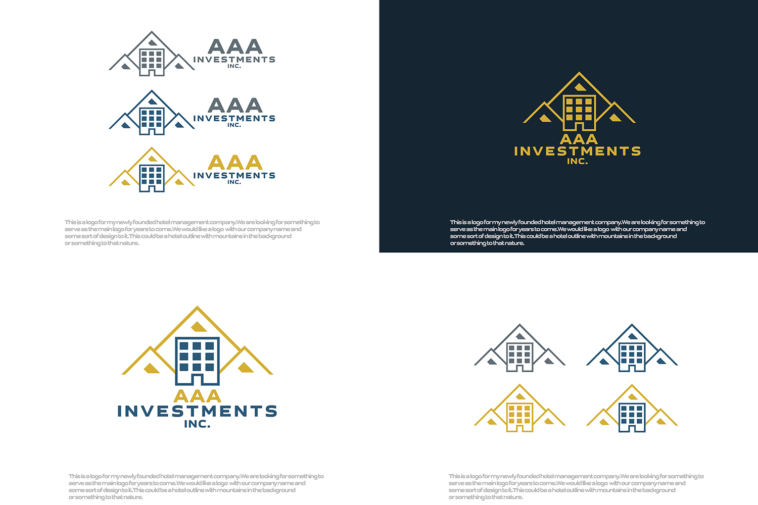 Logo Design by Dinov Designs for AAA Investments Inc. | Design #18420633