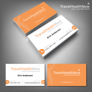 Travel Health Now Business Cards | Diseño de Tarjeta de Presentación por adiazudin