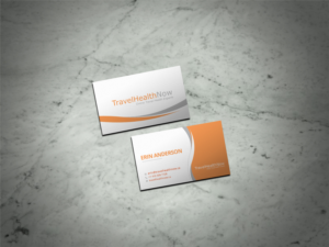 Travel Health Now Business Cards | Diseño de Tarjeta de Presentación por Scorpius design