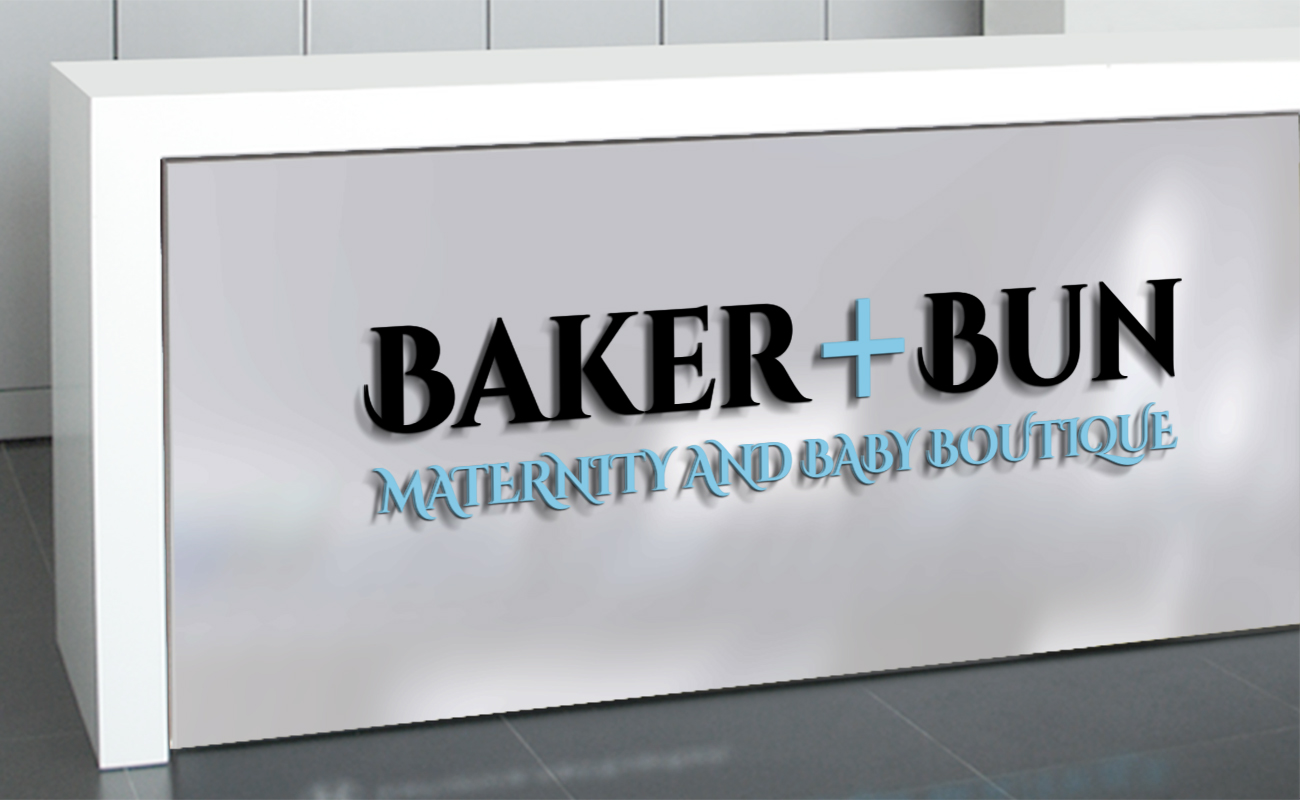 Logo Design by shimu 3 for Baker + Bun  | Design #17643041