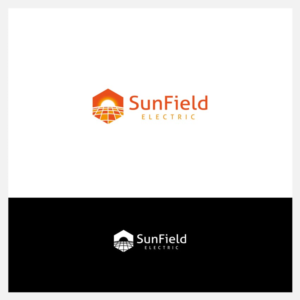 1) SunField Electric or  2) SunField or 3) SunField Electric Inc.  | Logo Design by madeli