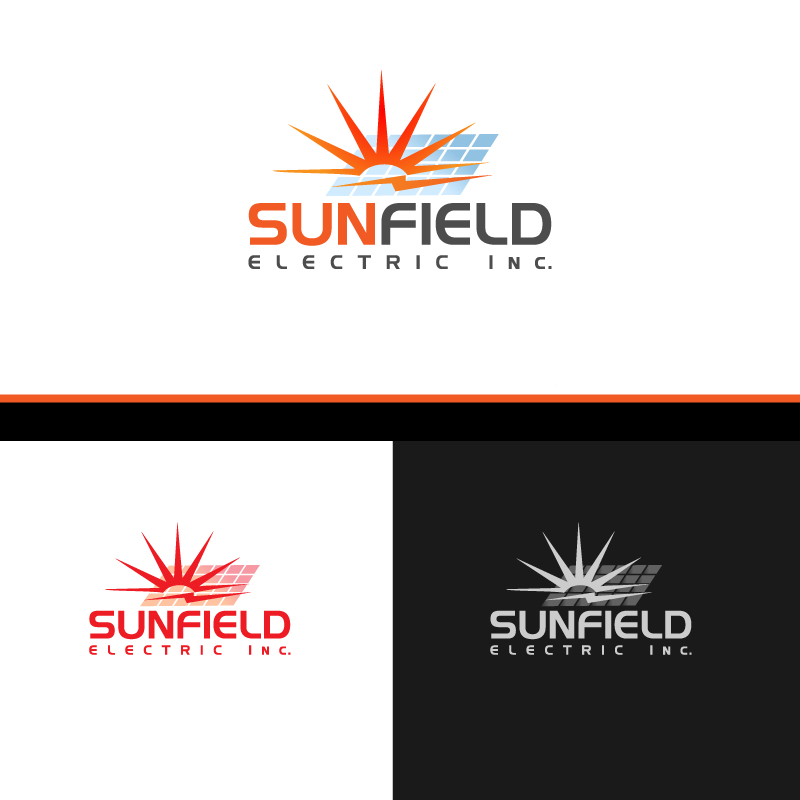 Logo Design by riazJ for SunField Electric Inc. | Design: #17664882