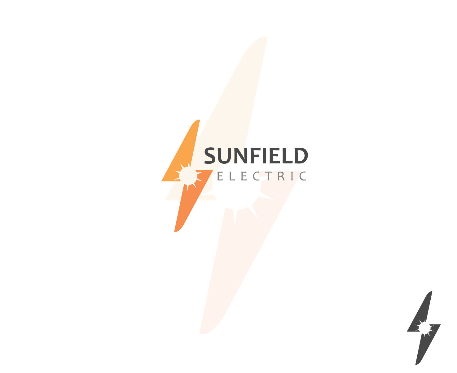 Logo Design by MAK45 for SunField Electric Inc. | Design #17685055