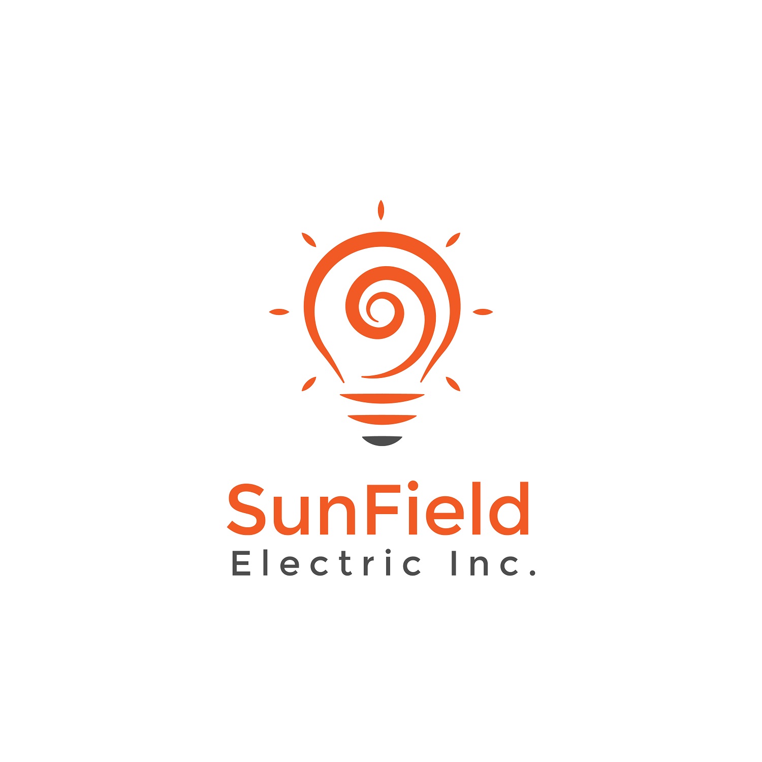 Logo Design by 1312_ for SunField Electric Inc. | Design #17629760