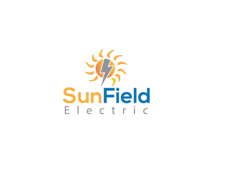 Logo Design by blueCreative2 for SunField Electric Inc. | Design #17643468