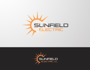 Logo Design by Valentim for SunField Electric Inc. | Design: #17707287