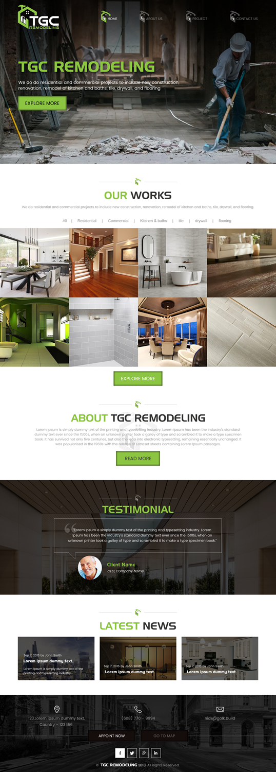 Web Design by rightway for Wilson Care Group | Design #17651359