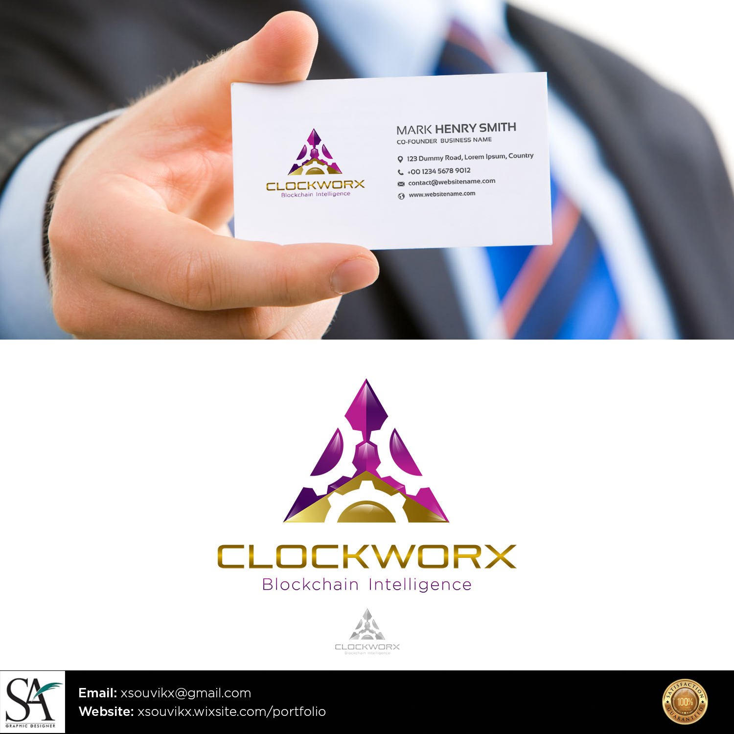Logo Design by Souvik Roy (Alex Pro) for ClockWorX | Design #17651630